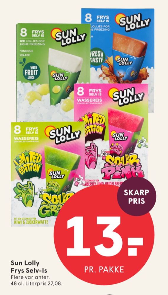Sun Lolly, Is frys selv - Cola