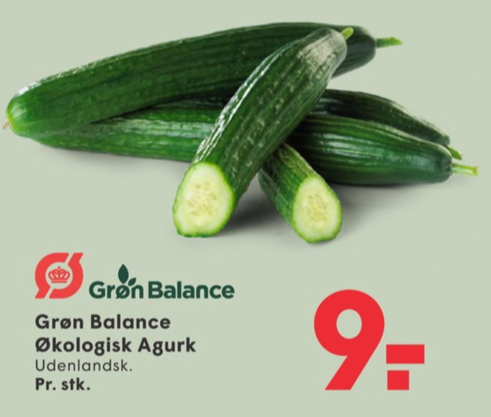 Grøn Balance, Agurk