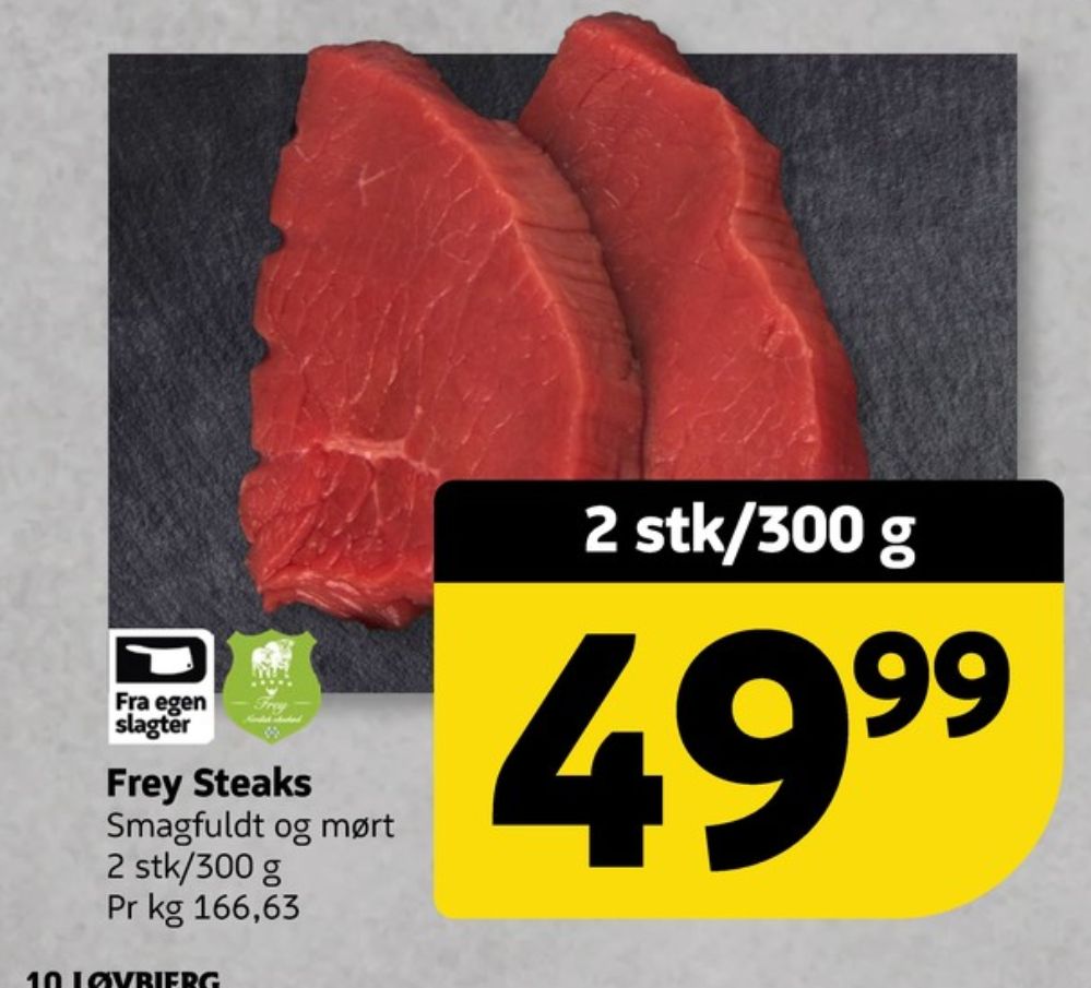 Freygaard, Oksesteaks