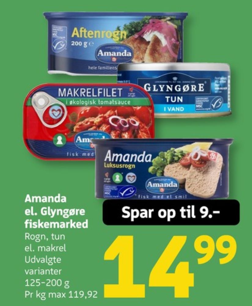 Amanda Seafood, Aftenrogn