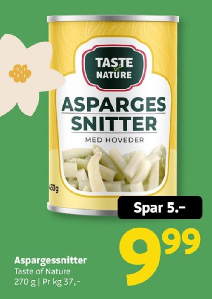 Taste of Nature, Aspargessnitter