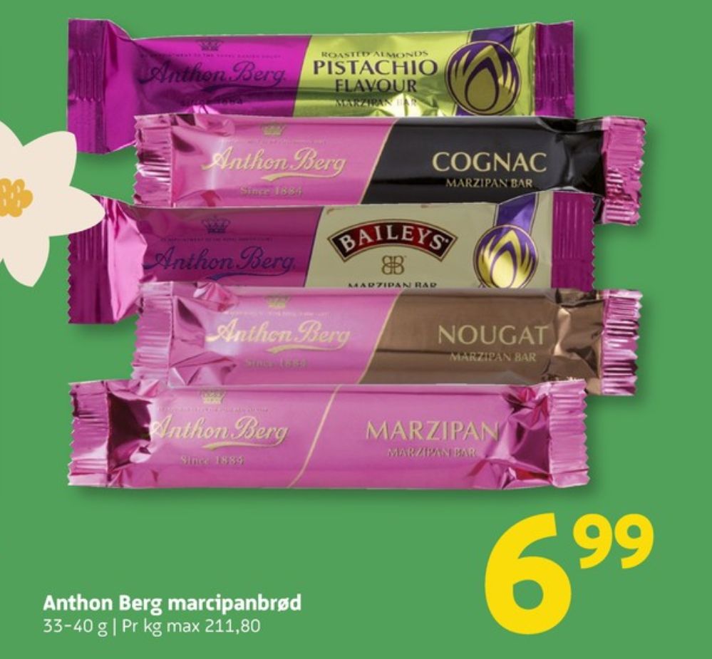 Anthon Berg, Marcipanbrød Cognac