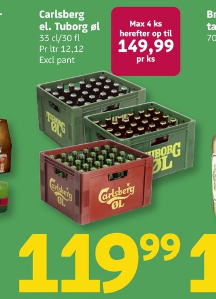 Tuborg Grøn, Øl