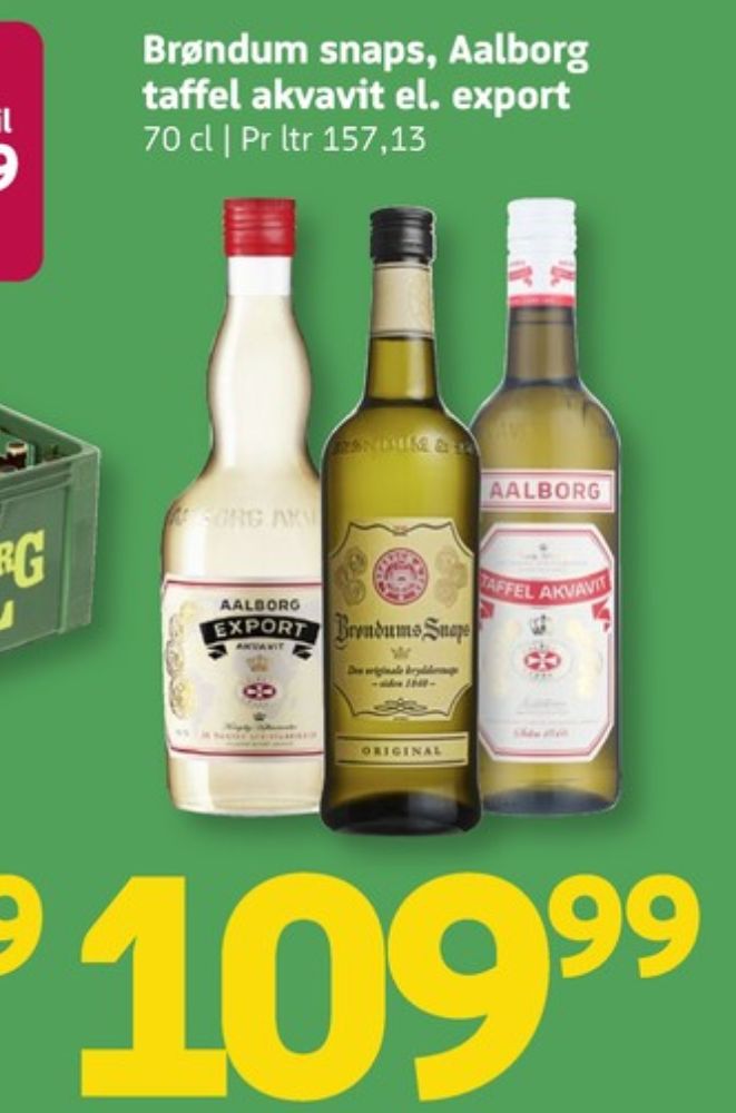 AAlborg Taffel Akvavit, Akvavit