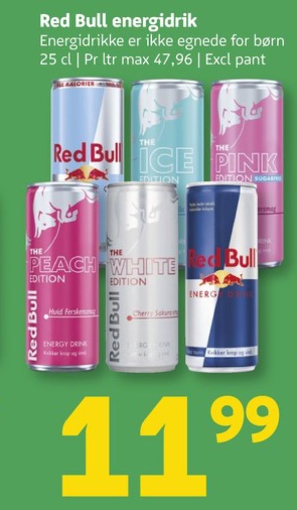 Red Bull The Peach Edition, Energidrik