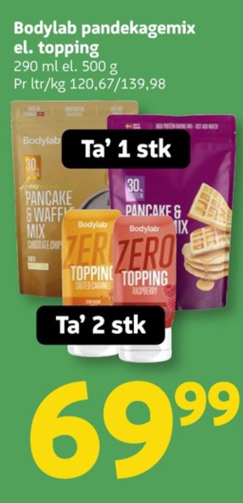 Bodylab Frontrunner, Zero Topping Salted Caramel