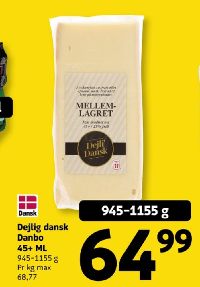 Dejli Dansk, Skæreost Mellemlagret