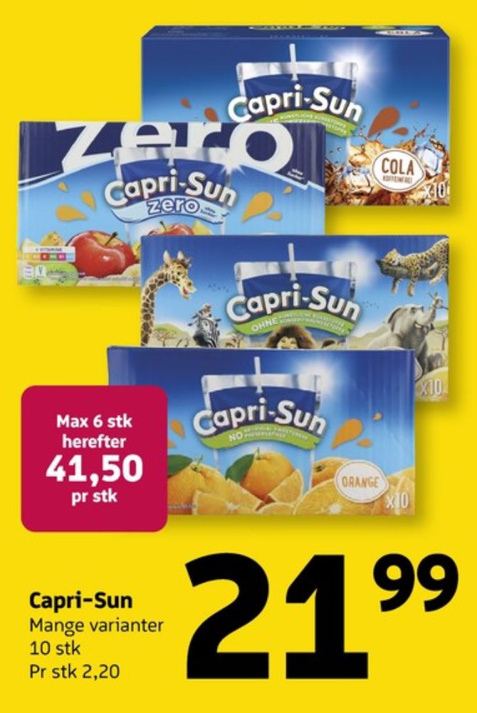 Capri-Sun, Frugtdrik Cola Mix