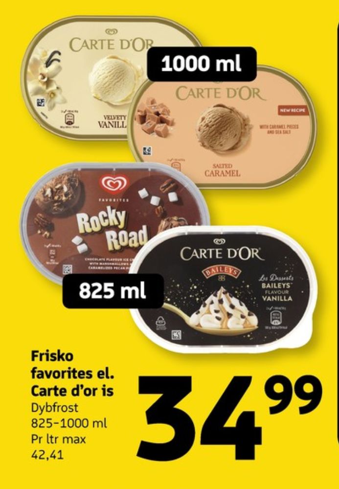 Carte d'Or Les Desserts, Baileys is