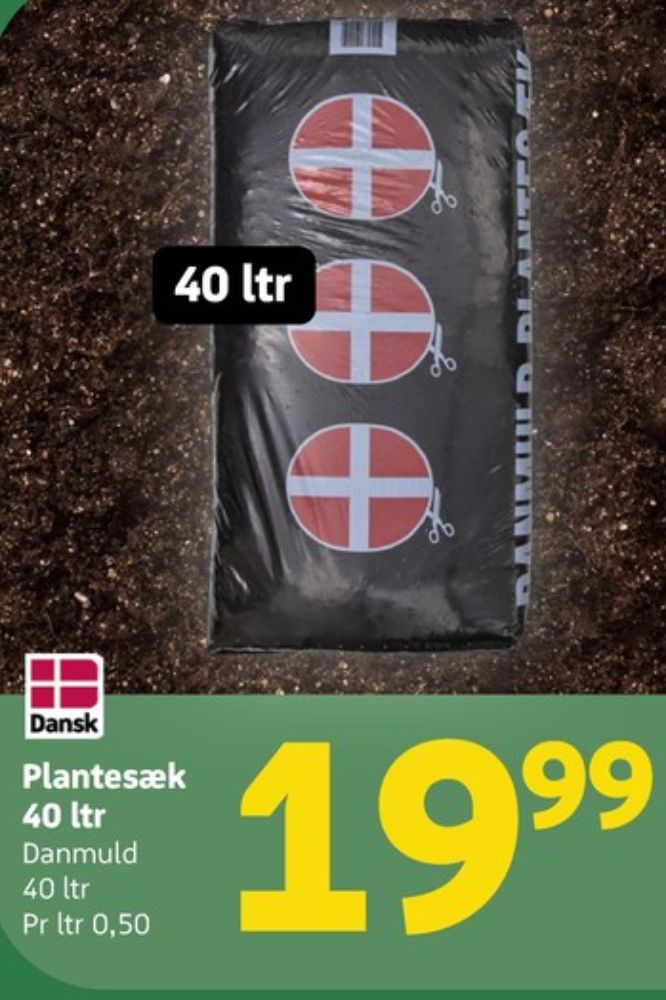 Danmuld, Plantesæk
