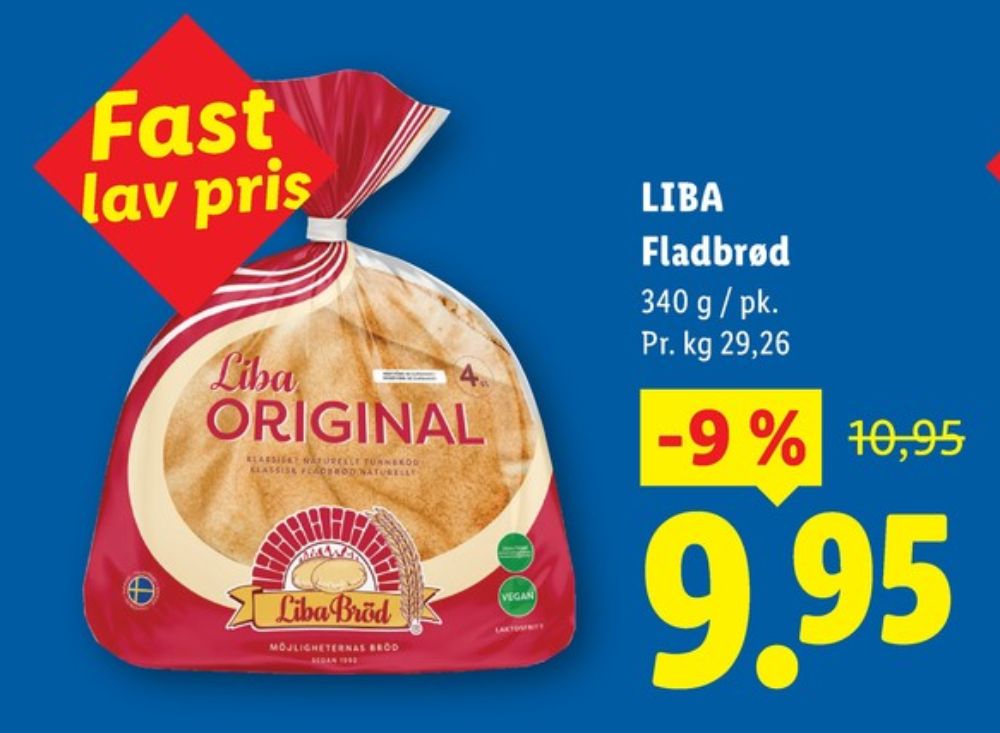 Liba, Fladbrød