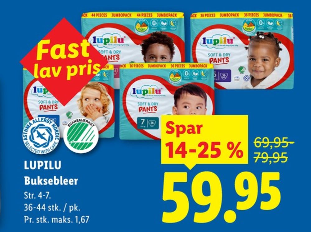 Lupilu Soft&Dry, Bleer