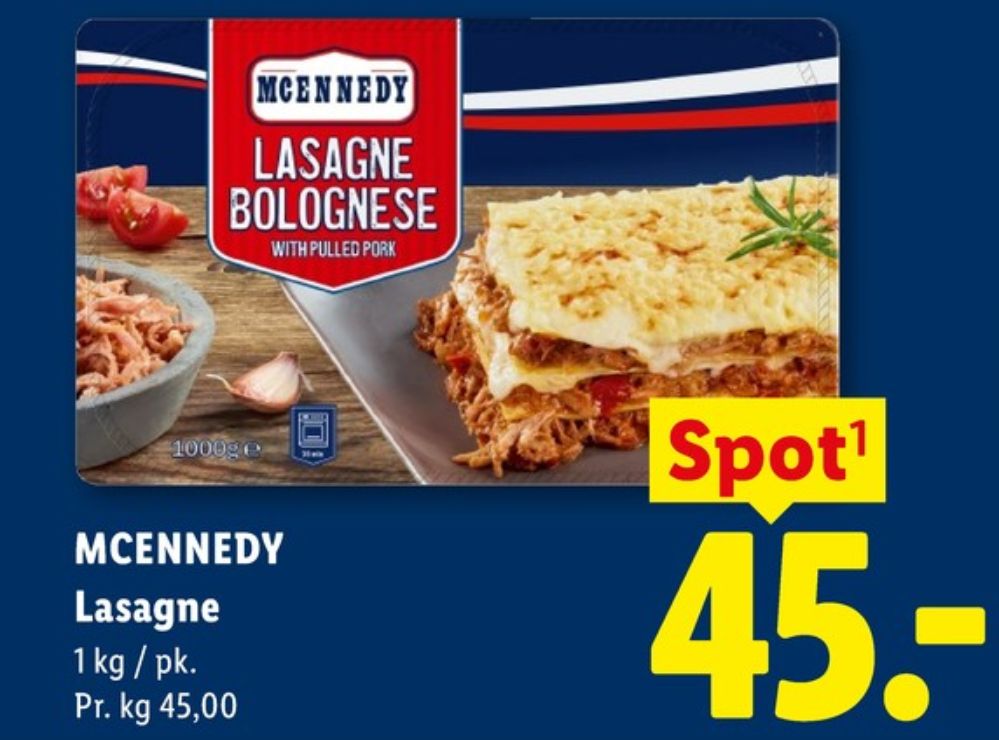 McEnnedy, Lasagne