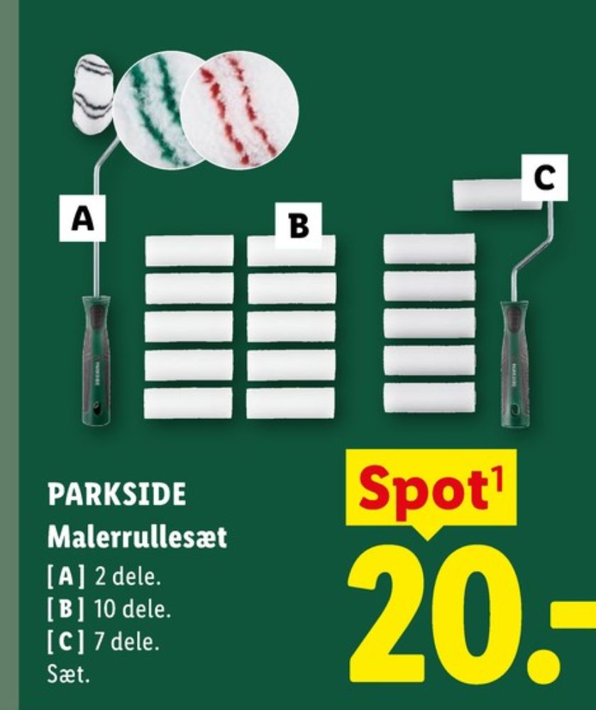 Parkside, Malerrullesæt