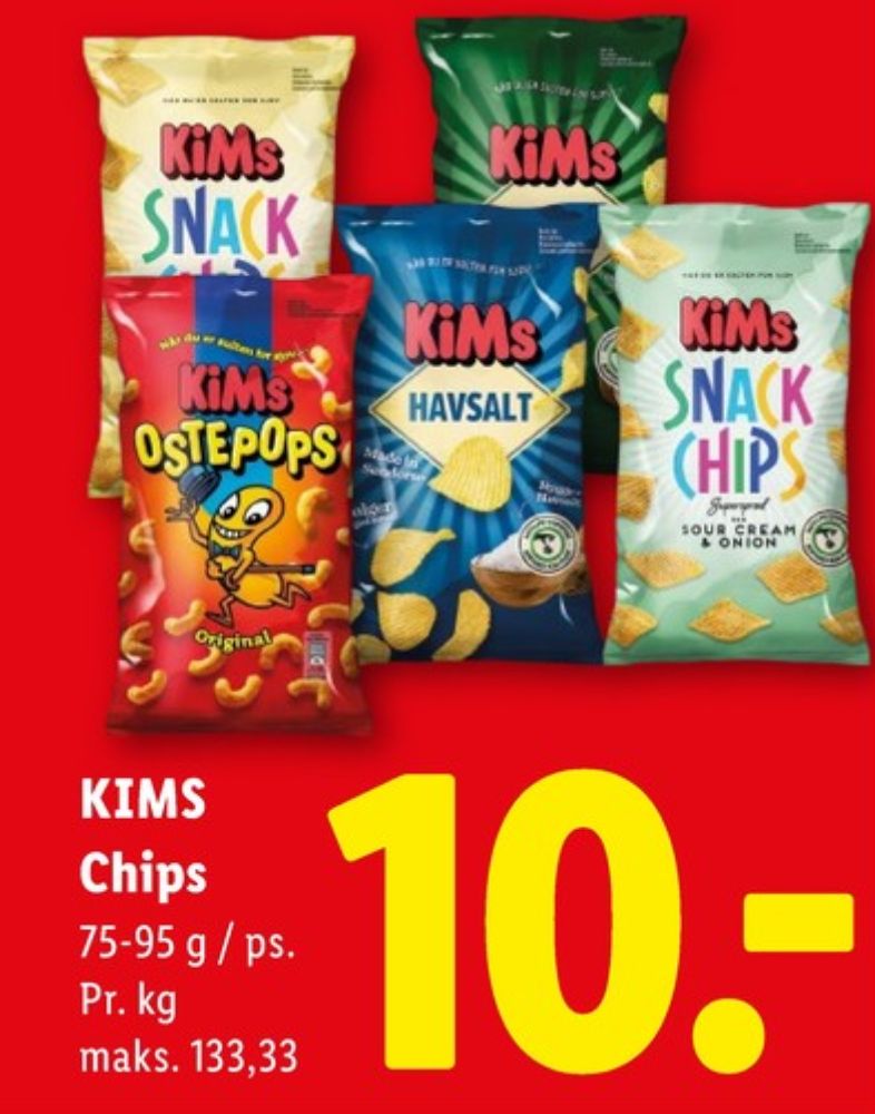 Kims, Sour Cream & Onion Chips
