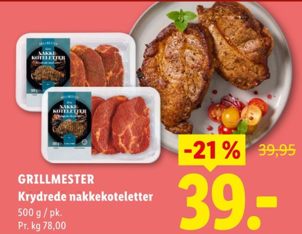 Grillmester, Nakkekoteletter