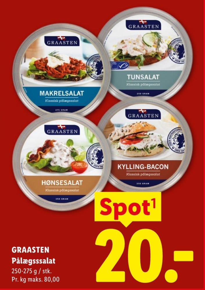 Graasten, Kylling & Baconsalat