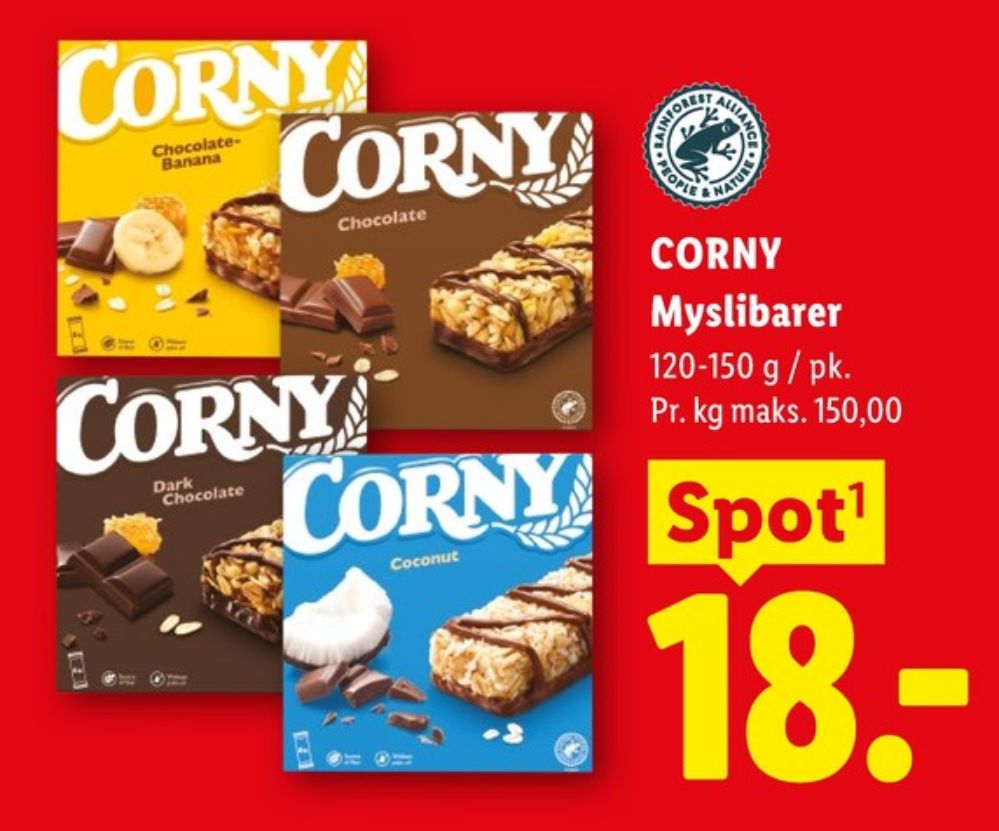 Corny, Chocolate Banana Müslibar