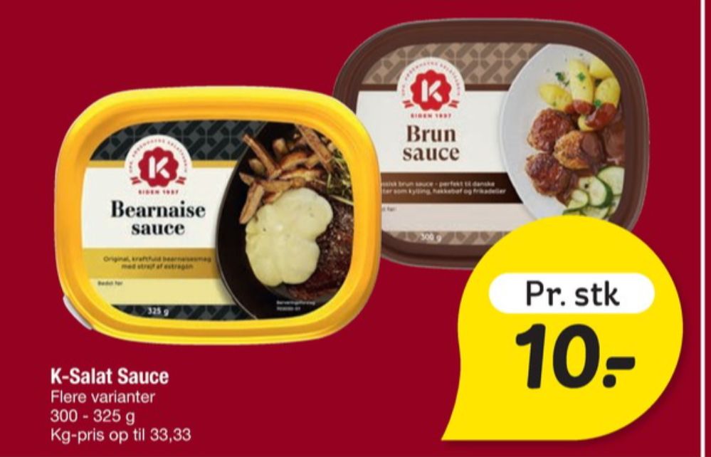K-salat, Bearnaisesauce