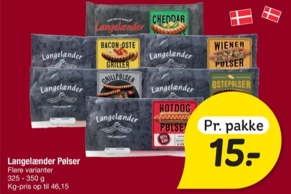 Langelænder, Bacon-Oste Griller
