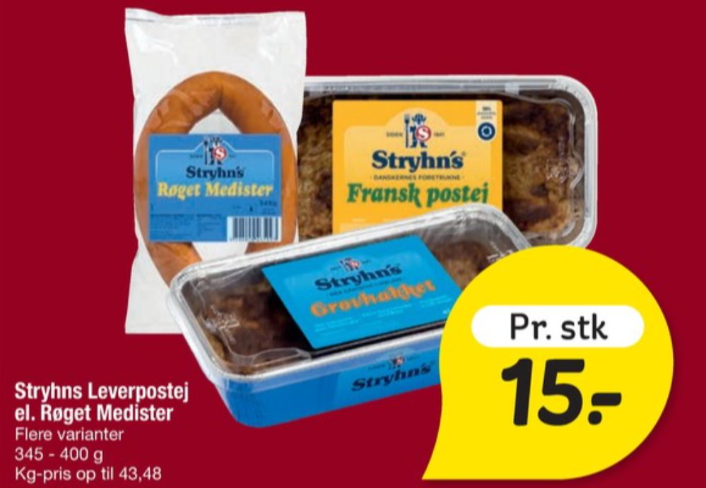 Stryhns Grovhakket, Leverpostej