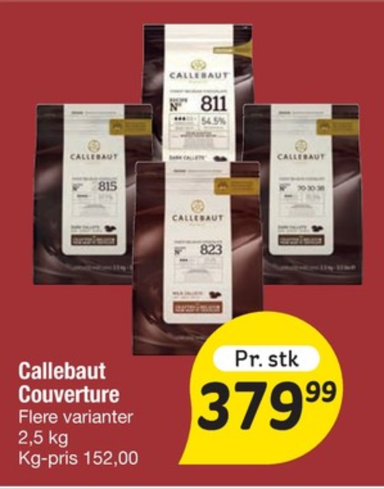 Callebaut, Overtrækschokolade 70-30-38