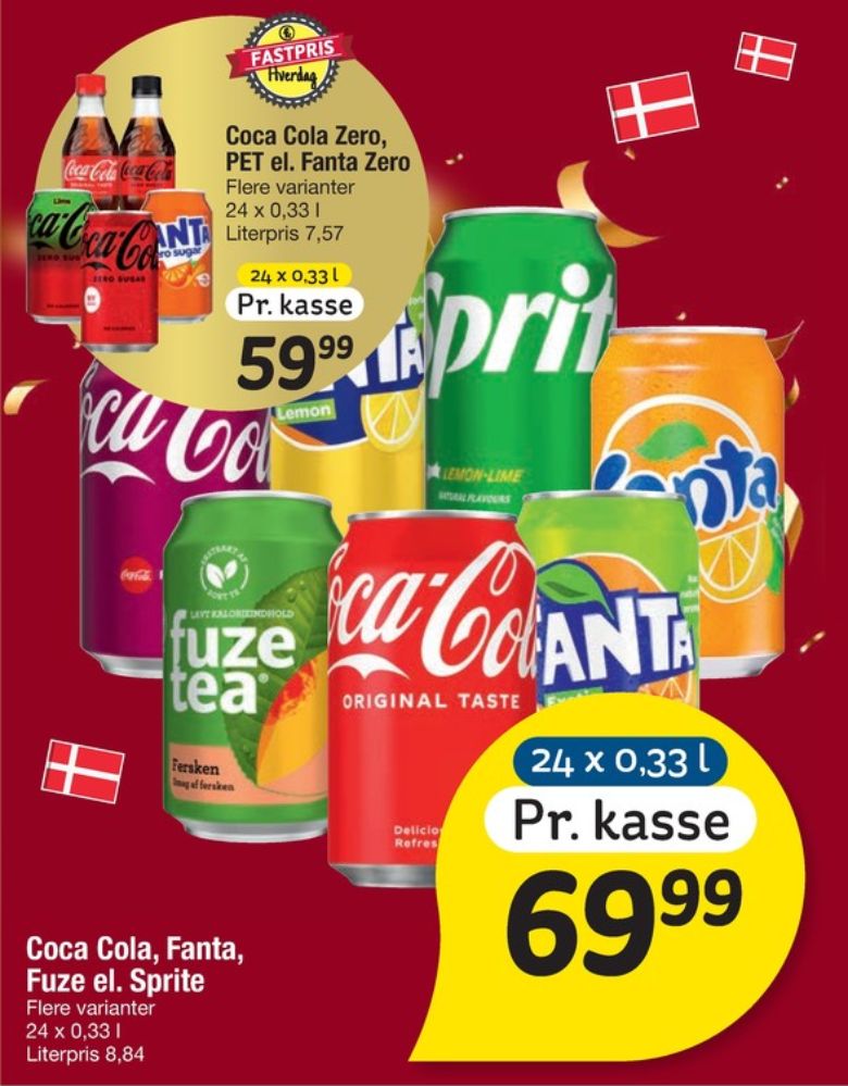 Fanta Lemon, Lemonsodavand 24 pk.