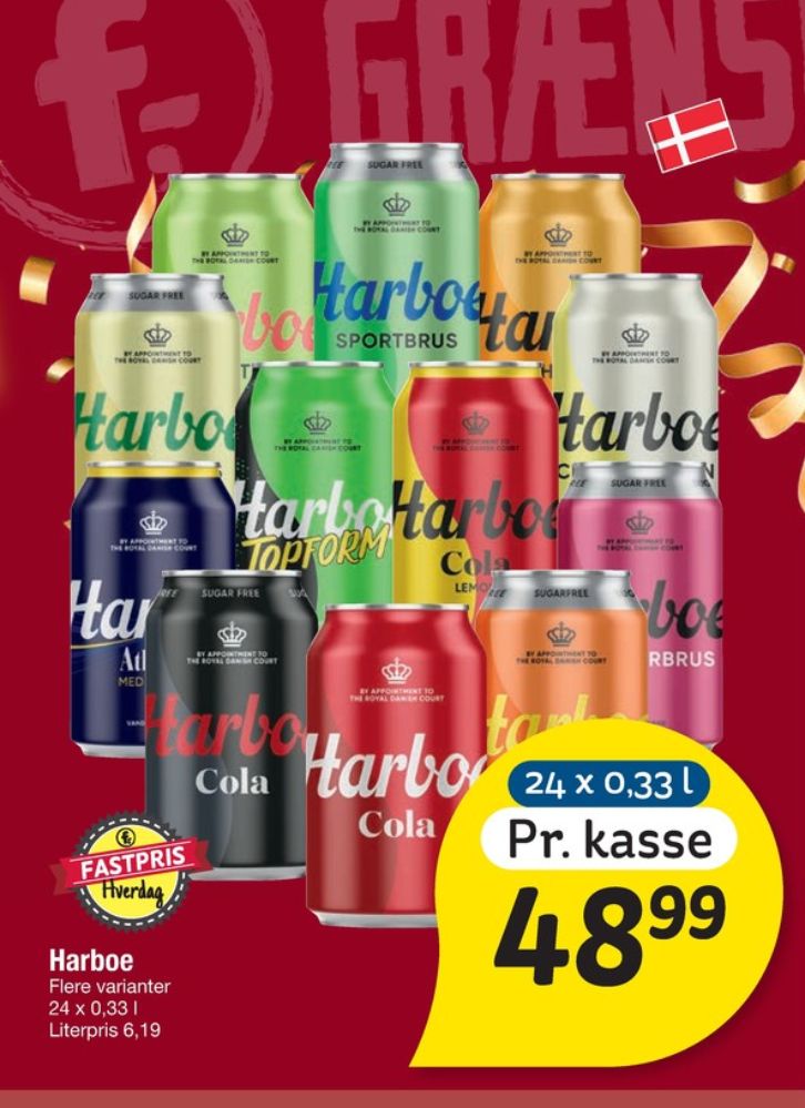 Harboe Athena Citrus, Danskvand med citrus 24 pk. 