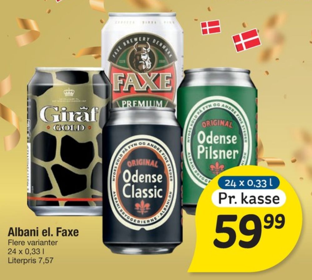 Faxe Premium, Øl 24 pk.