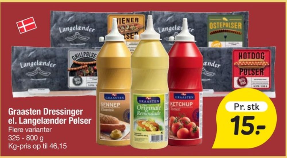 Langelænder, Hotdogpølser