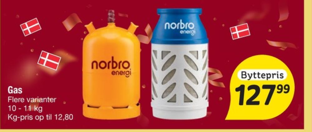 Norbro, Gasflaske