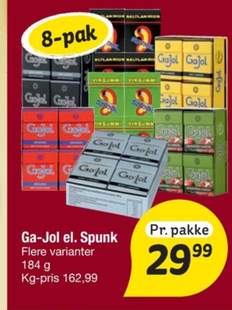 Gajol, Pastiller Mint Lakrids