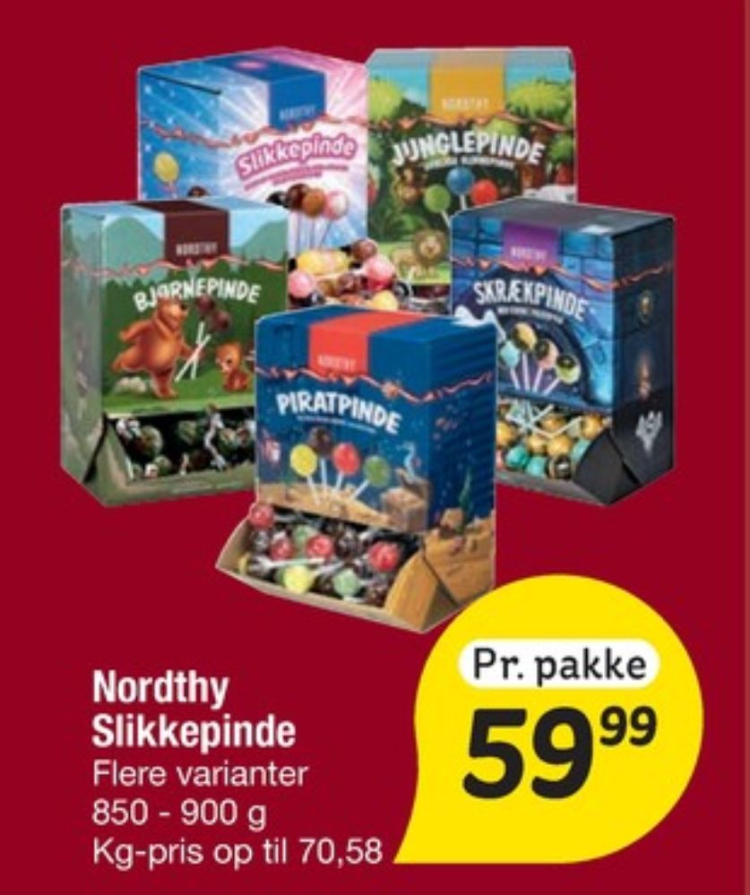 Nordthy Junglepinde, Slikkepinde