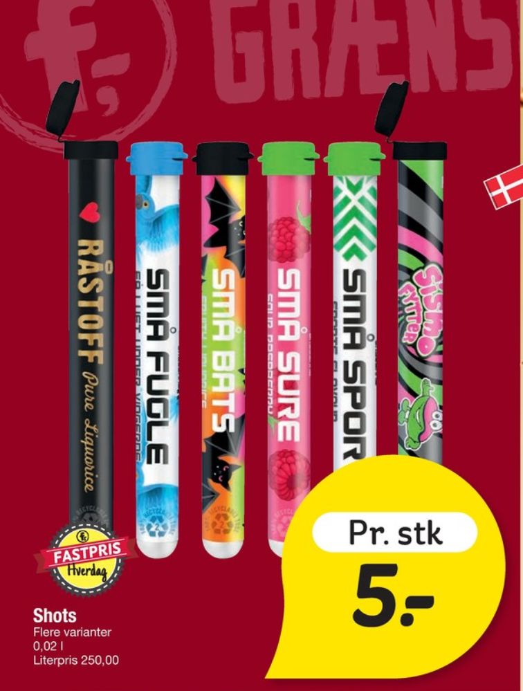 Små Fugle, Shots