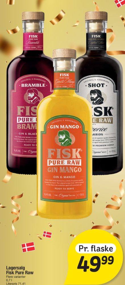 Fisk Pure Raw Bramble, Shots
