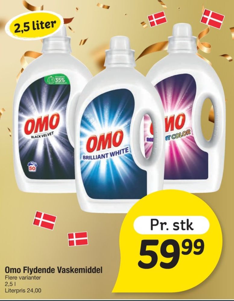 Omo, Vaskemiddel-flydende