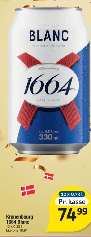 Kronenbourg 1664 Blanc, Specialøl 12 pk.