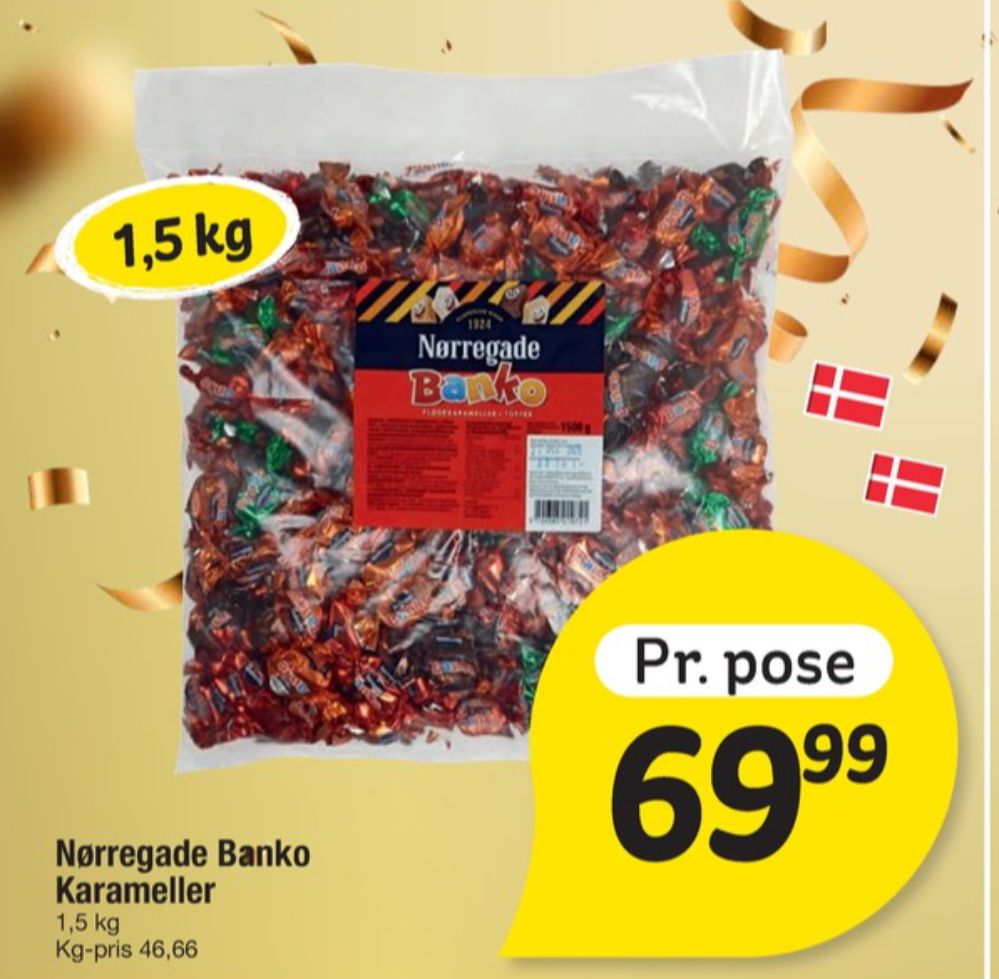 Nørregade Banko, Karameller