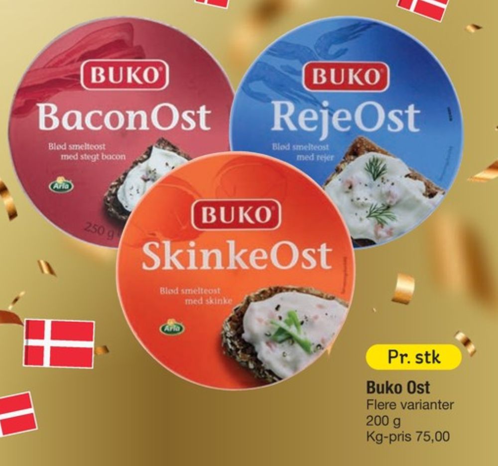 Buko Smelte, Smøreost Baconost