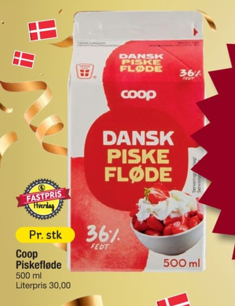 Coop, Piskefløde 36%