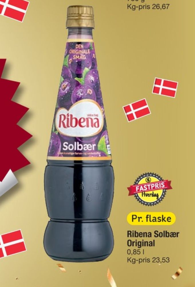 Ribena, Solbær Frugtsaft
