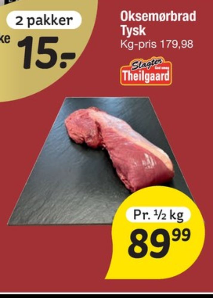 Theilgaard, Oksemørbrad