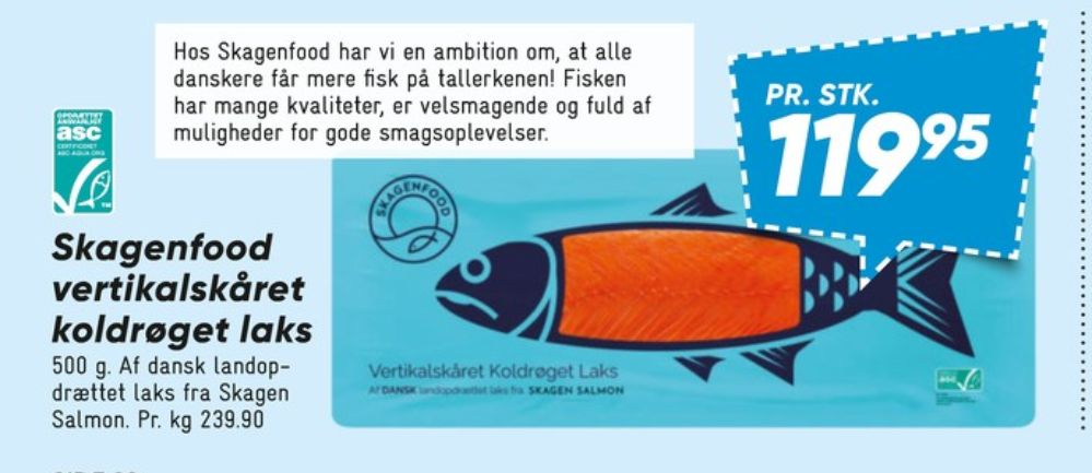Skagenfood , Laks