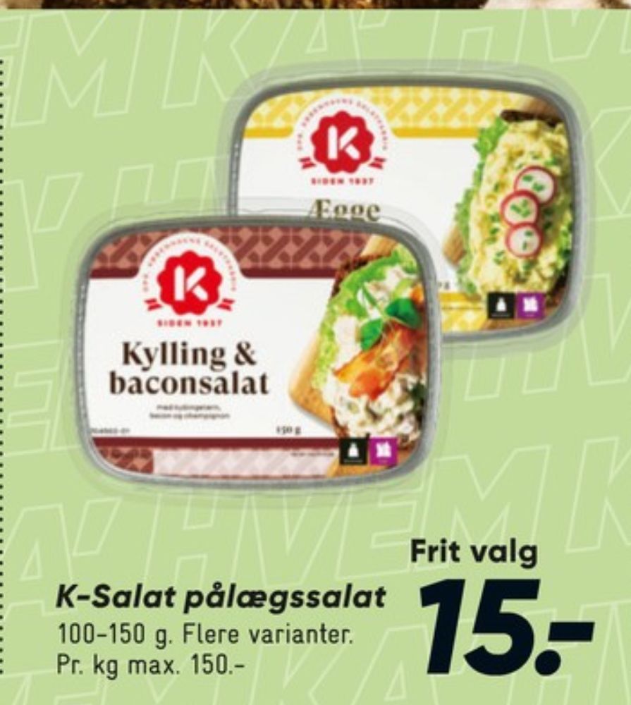 K-salat, Æggesalat