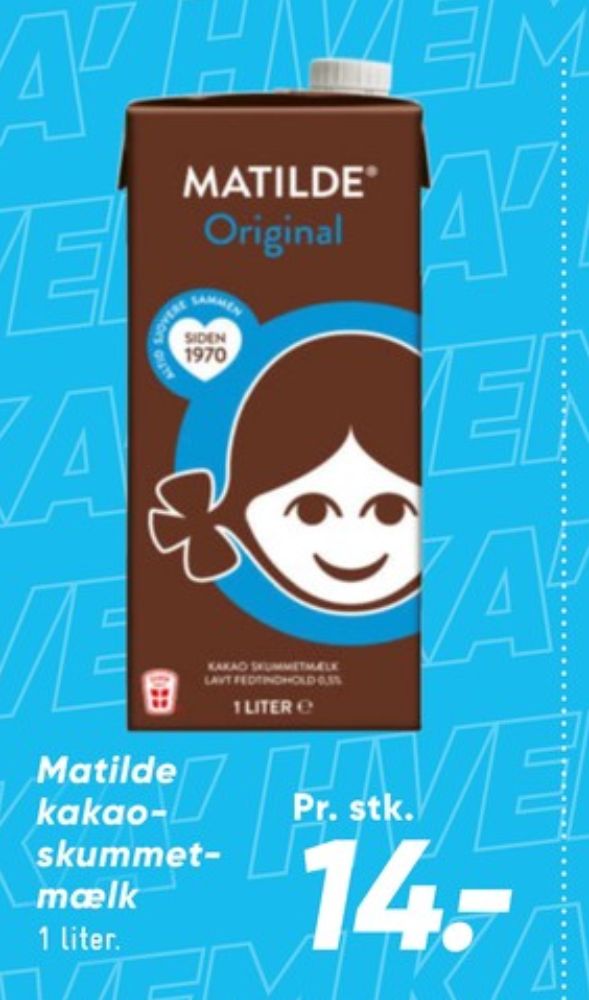 Matilde, Kakaomælk