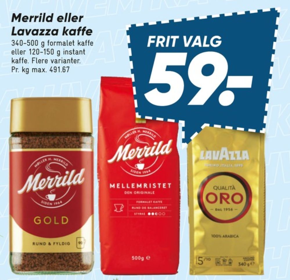 Merrild Gold, Instant Kaffe