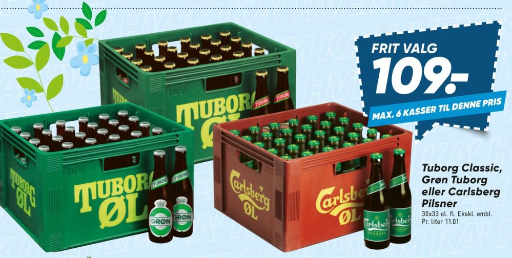 Tuborg Grøn, Øl