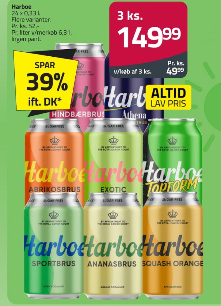 Harboe Athena Citrus, Danskvand med citrus 24 pk. 