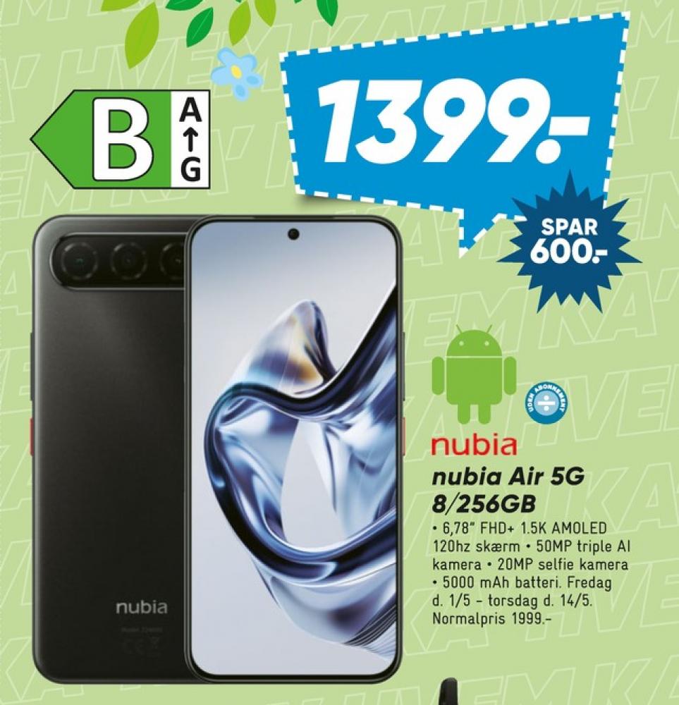 Nubia  Air, Mobiltelefon