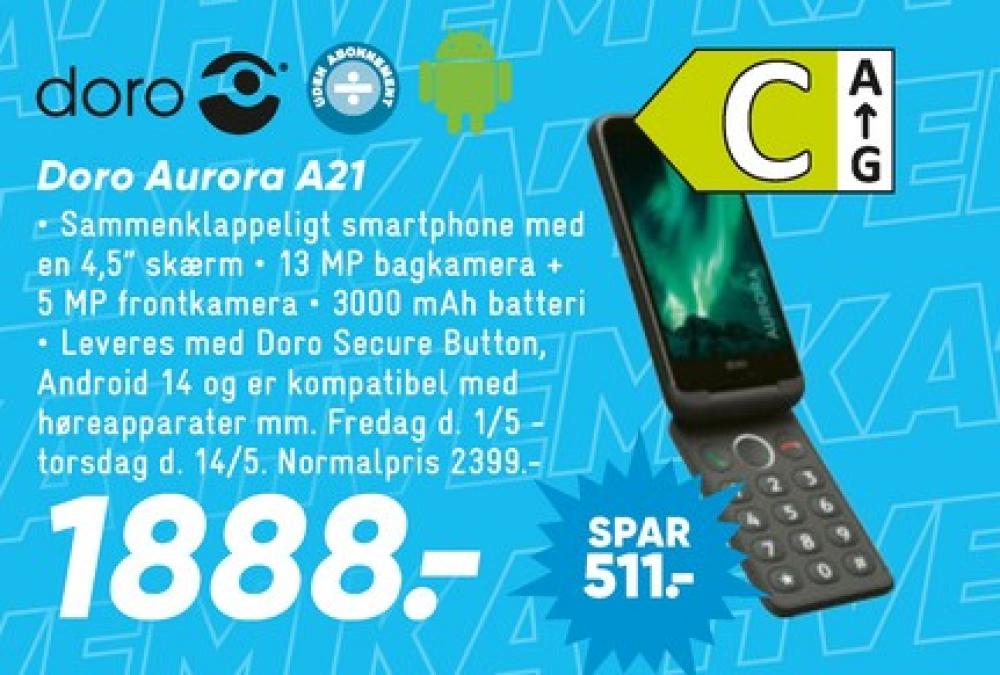 Doro Aurora A21, Mobiltelefon